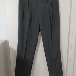John Henry 34x30 black polyester dress pants